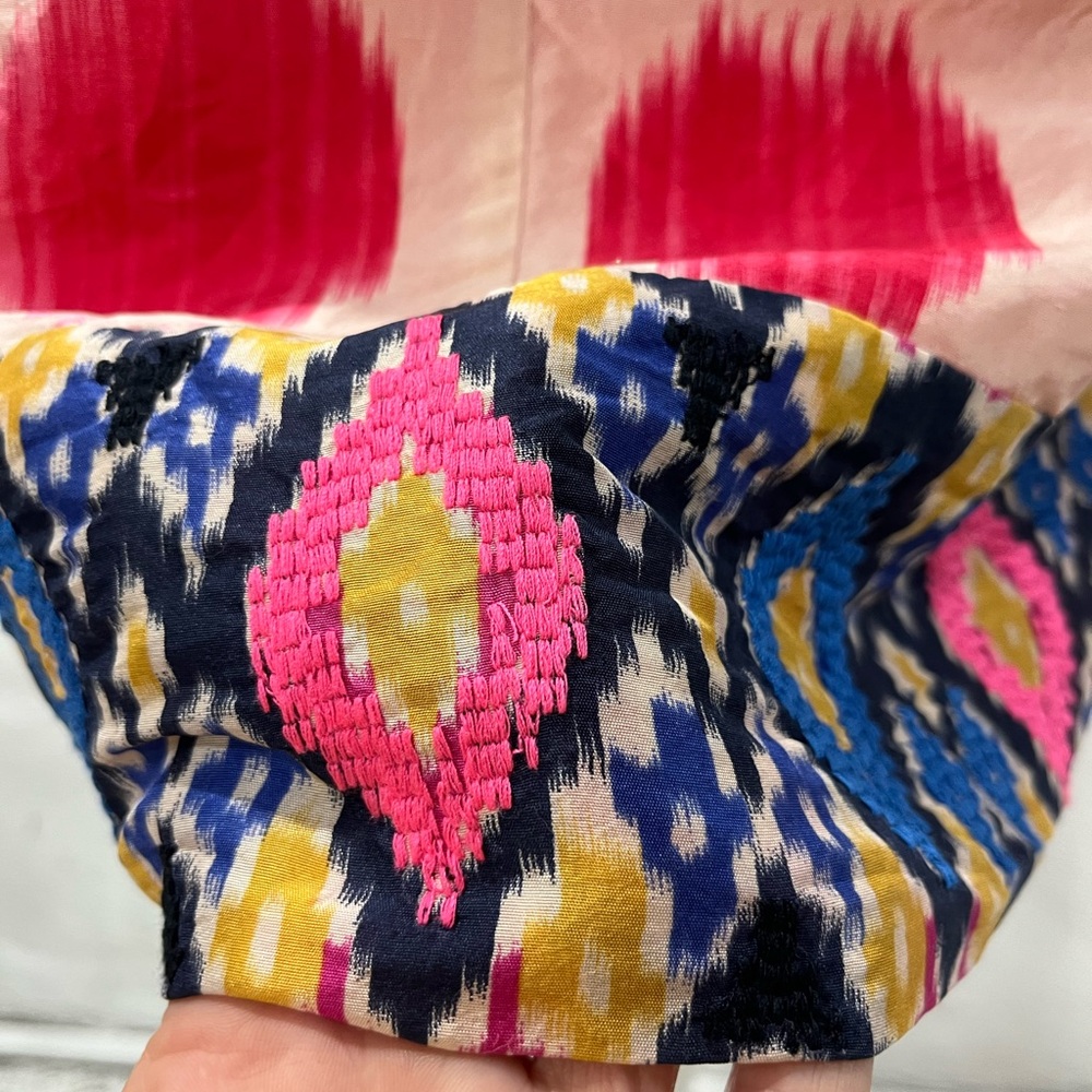 MAUVE WATERCOLOR PENCIL SILK SKIRT - Picture 6 of 16